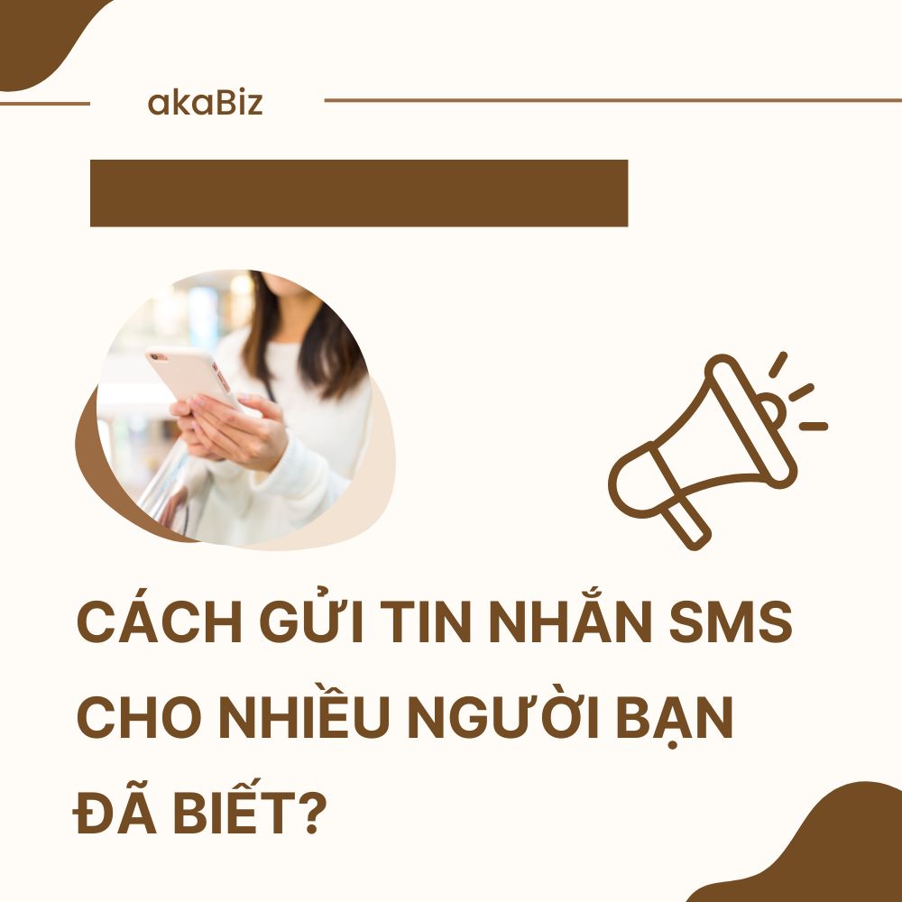 Cách gửi tin nhắn SMS cho nhiều người
